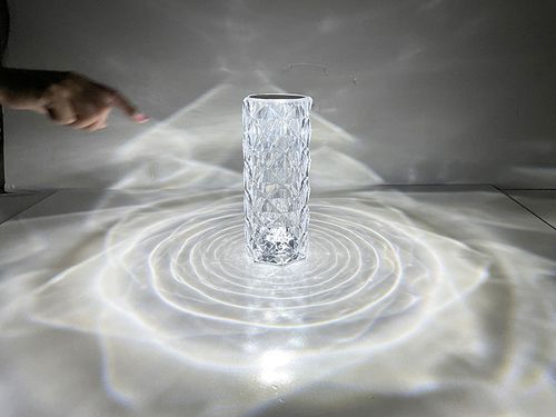 Crystal Rose Table Lamp