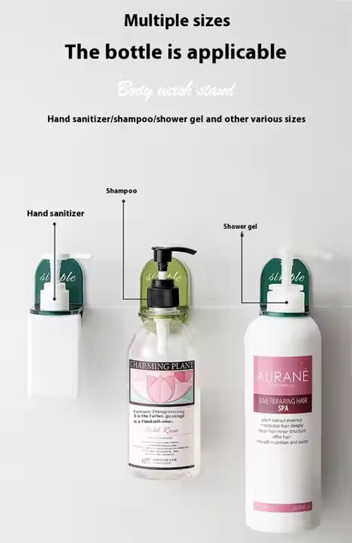 drill-free bathroom shower holder