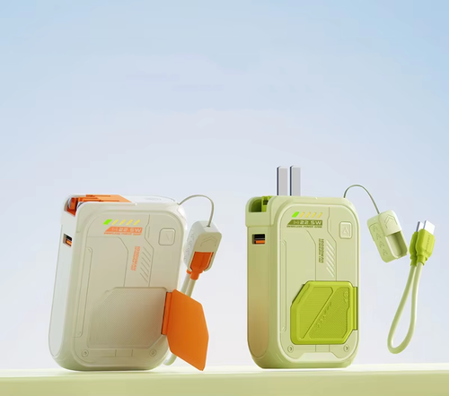 built-in cable multi-functional magnetic wireless power bank