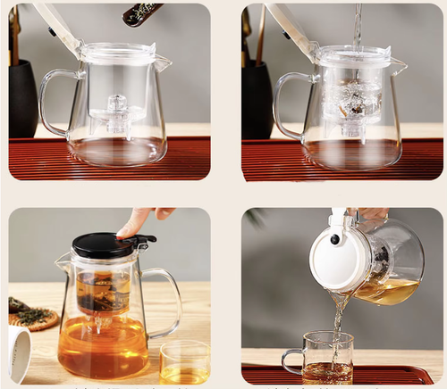 High temperature resistant tea water separation and brewing tea filter