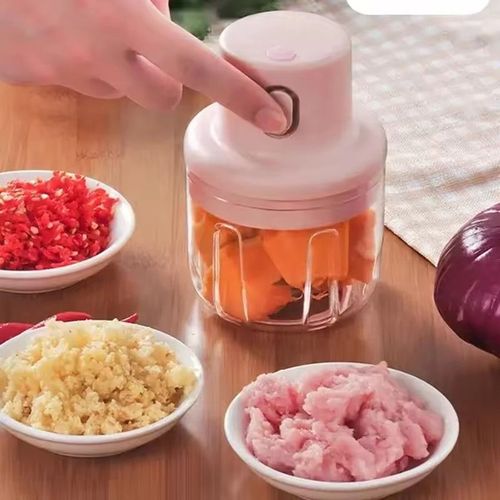 Portable Electric Garlic Crusher Vegetable Chopper Light Weight Mini Rechargeable Baby Food Blender Kitchen Chopper