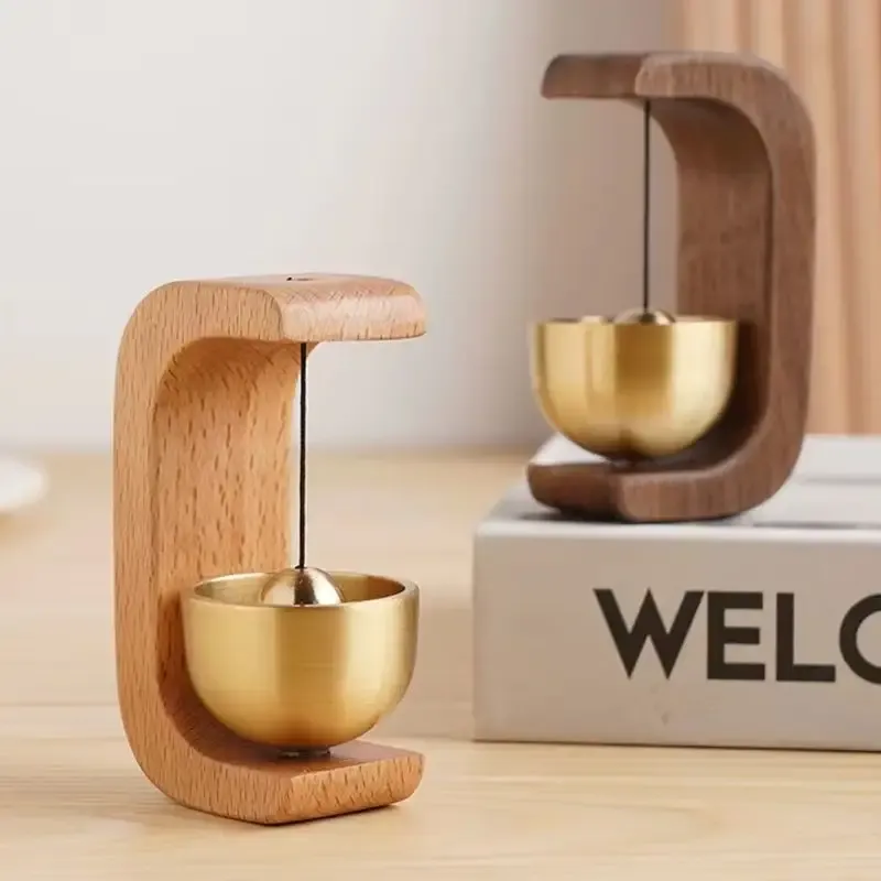 Dopamine Wind Chime – Magnetic Wooden Door Bell for Entryways, Shop Welcome Reminder & New Chinese Style Decor