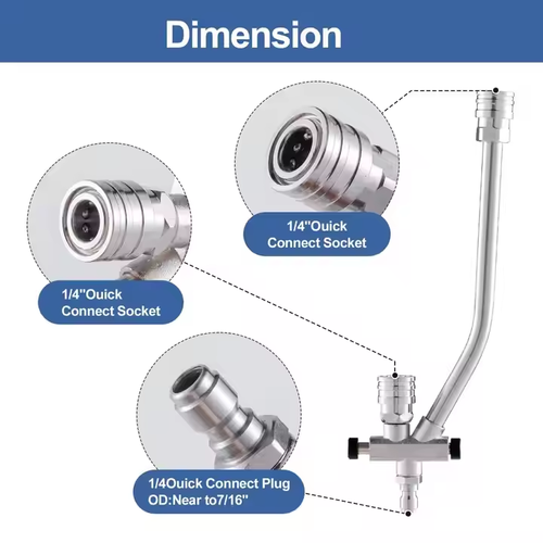 high-pressure car wash gun nozzle