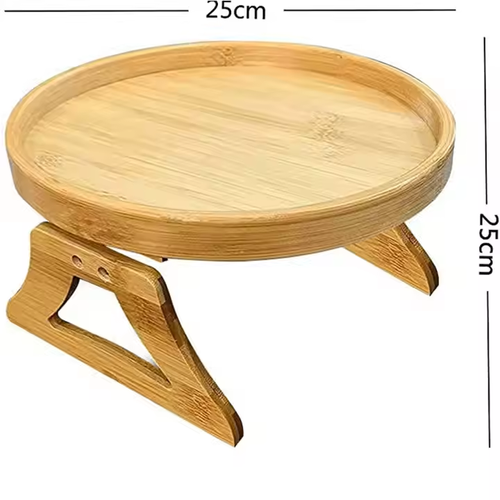 wooden foldable sofa tray