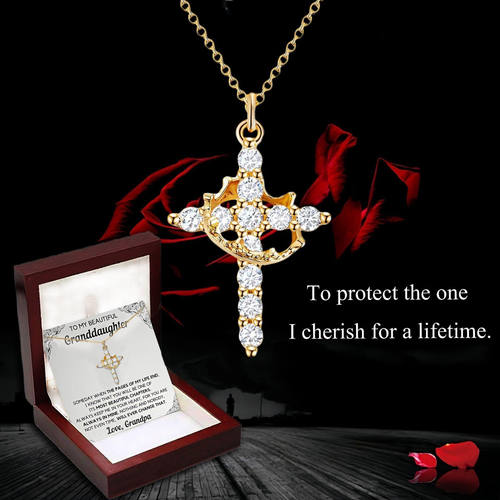 Cross Crown Necklace