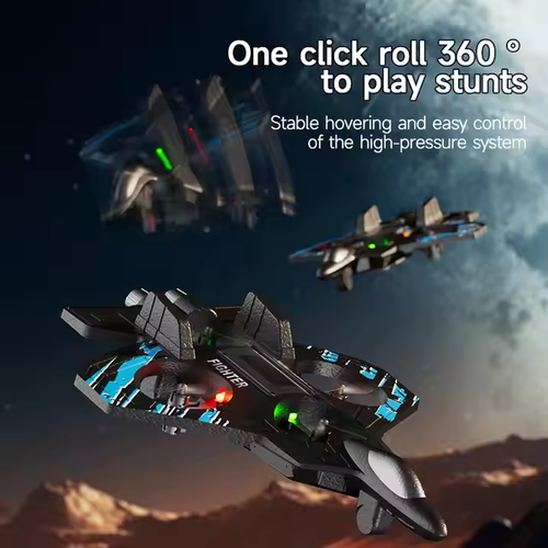 High-definition drop-resistant 2.4G remote control aircraft with special effects and colorful lights, quadcopter
