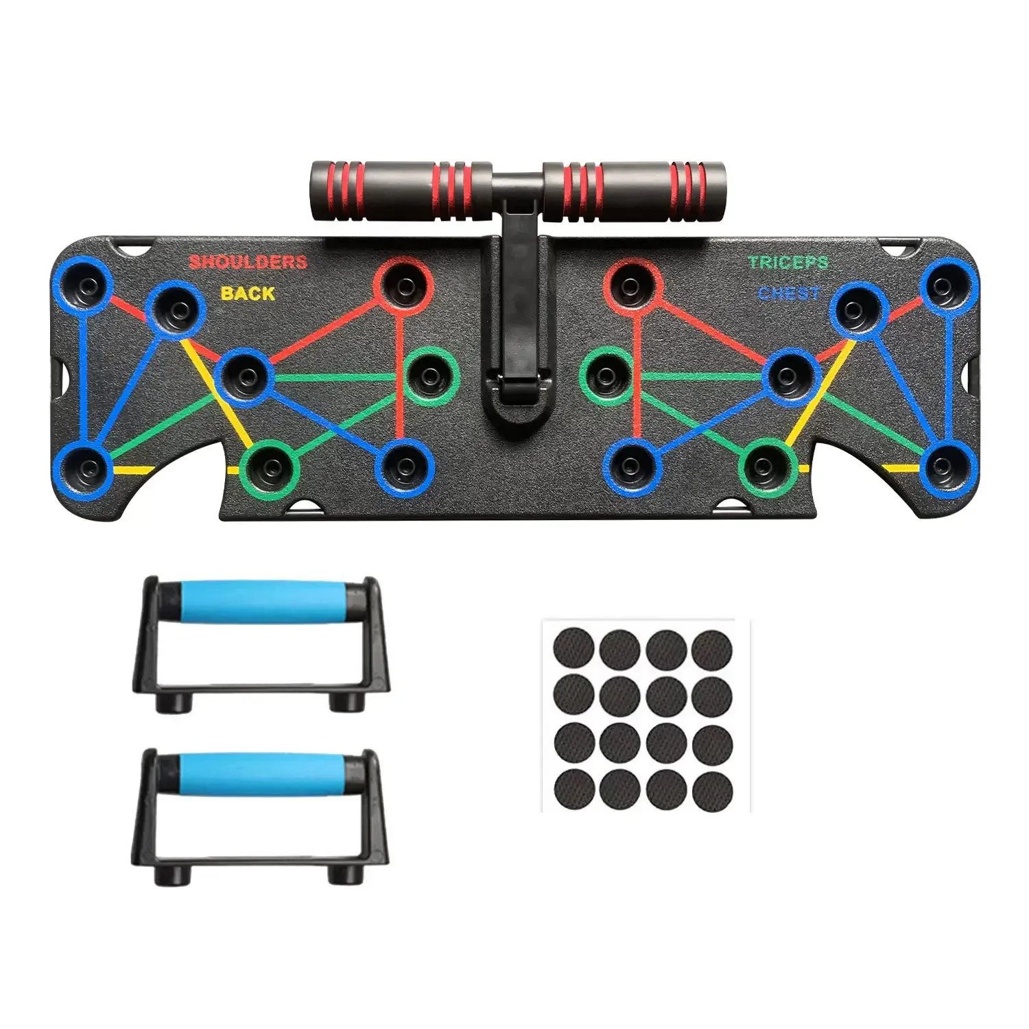 Multi-Functional Push-Up Board Adjustable Angles Multiple Training Levels Targets Chest and Abs Non-Slip Durable Home Fitness Equipment