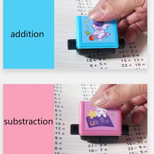 Math problem printing toy