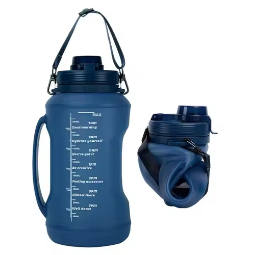 Outdoor rubber water bottle