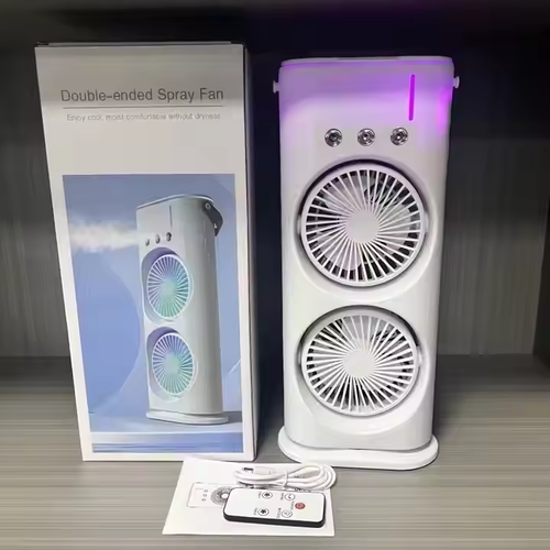Portable spray fan
