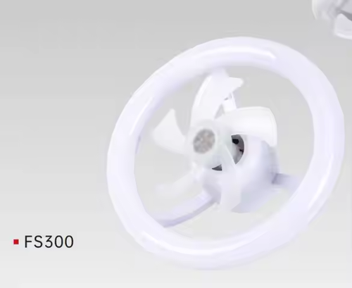 LED oscillating fan light