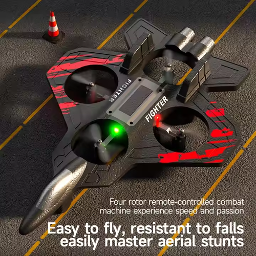 High-definition drop-resistant 2.4G remote control aircraft with special effects and colorful lights, quadcopter