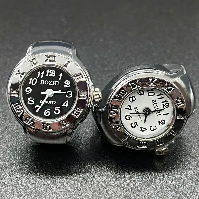 Stainless Steel Roman Numeral Watch & Ring Set – Minimalist, Versatile & Stylish for Men and Women