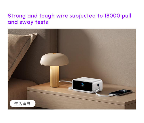 Retractable fast-charging multi-port desktop charger