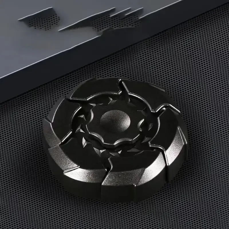 ABS Fingertip Spinner with Pop-Up Magnetic Armor – Creative Stress Relief Fidget Toy for Trendsetters