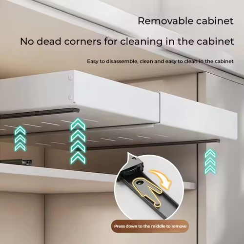 kitchen cabinet with pull-out basket