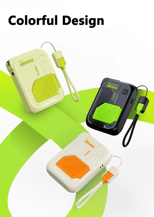 built-in cable multi-functional magnetic wireless power bank