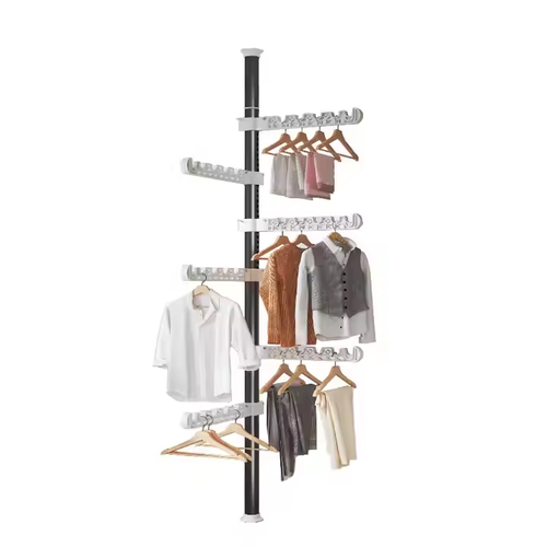 floor-to-ceiling clothes drying rack