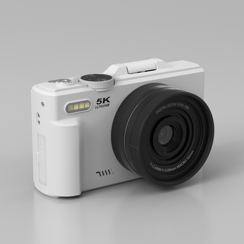 Flip-screen mirrorless digital camera