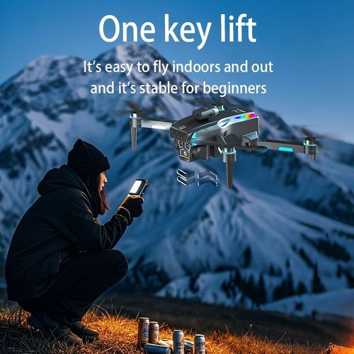High-definition aerial photography 4K camera drone with one-click takeoff and landing