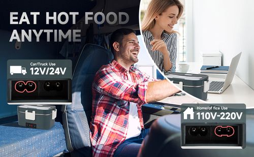 Electric Lunch Box Food Heater 3 in 1 Ultra Quick Heated Lu 861 sales