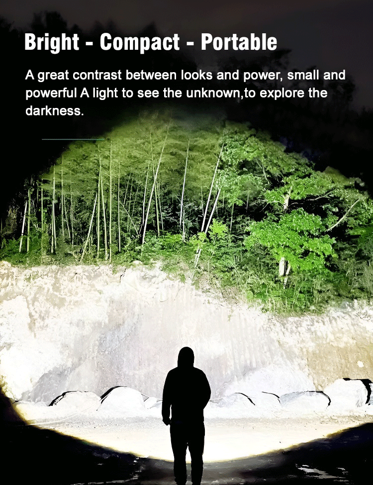 🔥Upgrade Your Adventures! Get the German Three-eyed Monster Mini Flash Super Power Flashlight Now & Shine Brightly in Style 362 sales