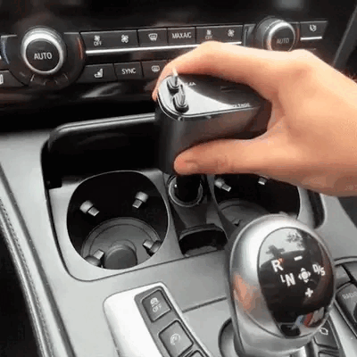 New digital display flash charging USB adapter cigarette lighter one to four 100W super fast charging car charger 231 sales