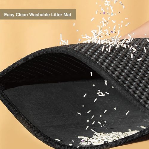 Double Layer Non slip Easy to Clean Cat Litter Box Filter Mat Honeycomb Trapping Mat Eva Cat Litter Mats