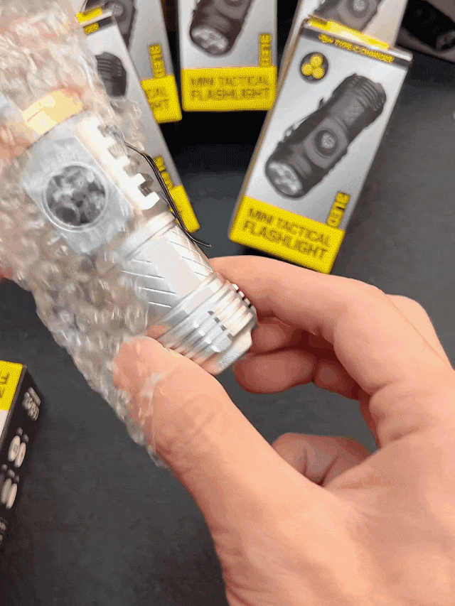 🔥Upgrade Your Adventures! Get the German Three-eyed Monster Mini Flash Super Power Flashlight Now & Shine Brightly in Style 362 sales