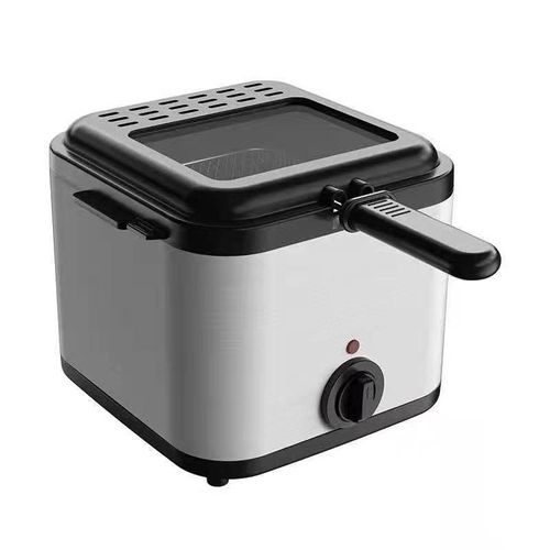 Electric Deep Fryer 2.5l Oil Capacity Deep Fryer Commercial Household square Stainless Steel