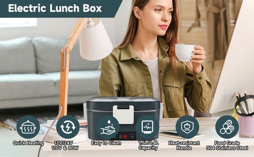 Electric Lunch Box Food Heater 3 in 1 Ultra Quick Heated Lu 861 sales