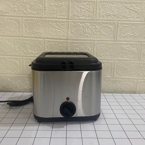 Electric Deep Fryer 2.5l Oil Capacity Deep Fryer Commercial Household square Stainless Steel