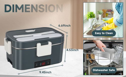 Electric Lunch Box Food Heater 3 in 1 Ultra Quick Heated Lu 861 sales