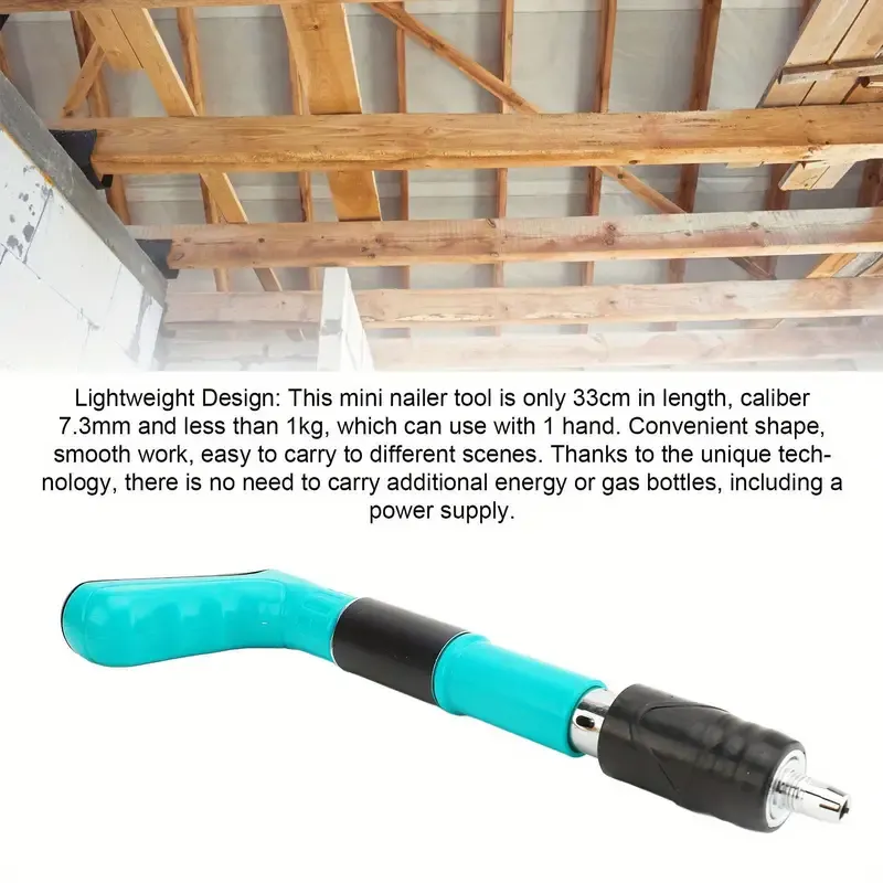 Nail Wall Fastening Tool for Cement Wall, Manual Steel Nails Machine Tool, Concrete Nail Machine, Mini Portable Nail Shooting Machine for Household Woodworking 868 sales