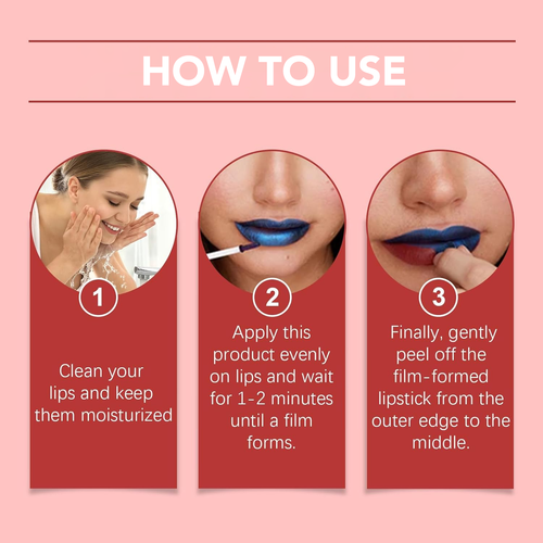 Wholesale Custom logo Peel off Lip Tint High Pigment Long-lasting Waterproof Lips Tattoo