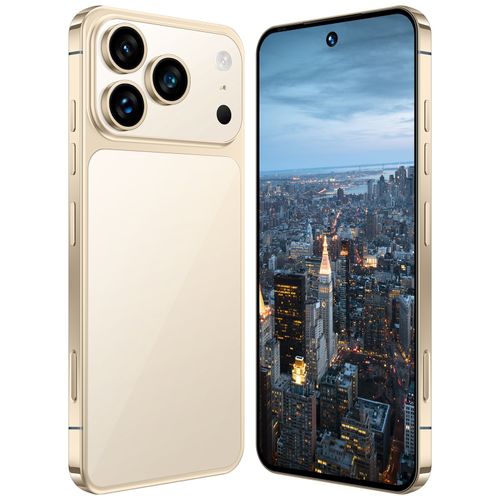 Smartphone-7.3-inch 8000mAh Battery Face Unlock Global Version 5G Dual SIM - 78MP + 108MP Camera (Golden)