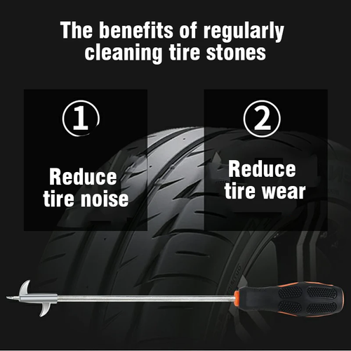 Car Tire Stone Cleaner Stone Cleaning Tool Tire Cleaning Hook Tire Cleaning Tool Stone Hook Repair Accessories