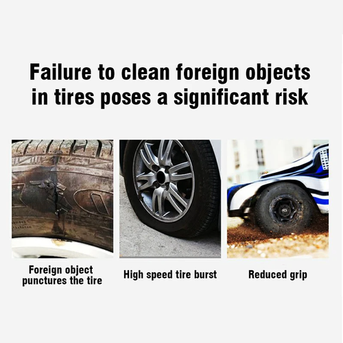 Car Tire Stone Cleaner Stone Cleaning Tool Tire Cleaning Hook Tire Cleaning Tool Stone Hook Repair Accessories