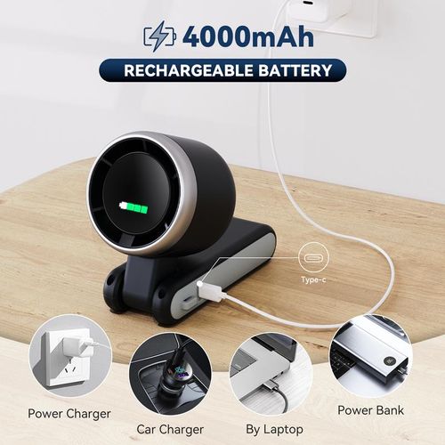 Ventilador Turbo Portátil de Mão