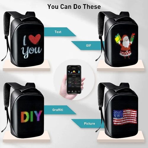 Smart Walking Advertising Display Bag
