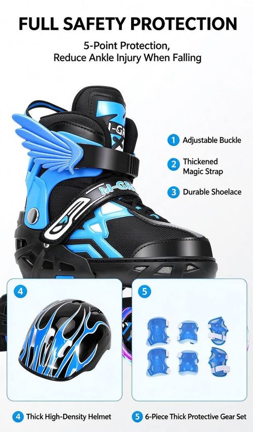 Adjustable Inline Skates for Kids & Adults