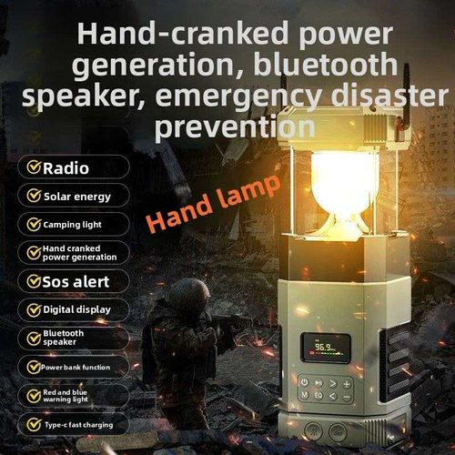 Solar Hand Crank Emergency