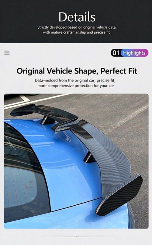 No Drill GT Trunk Spoiler