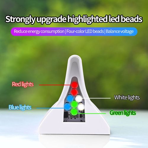 Solar Shark Fin Warning Light