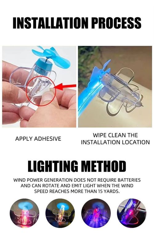 Wind-Powered LED Light-Emitting