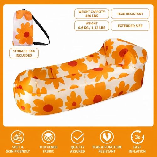Inflatable Bean Bag Lounge Chair