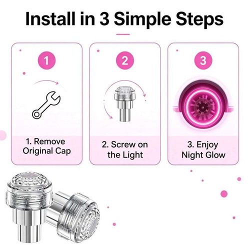 Wheel hub lights