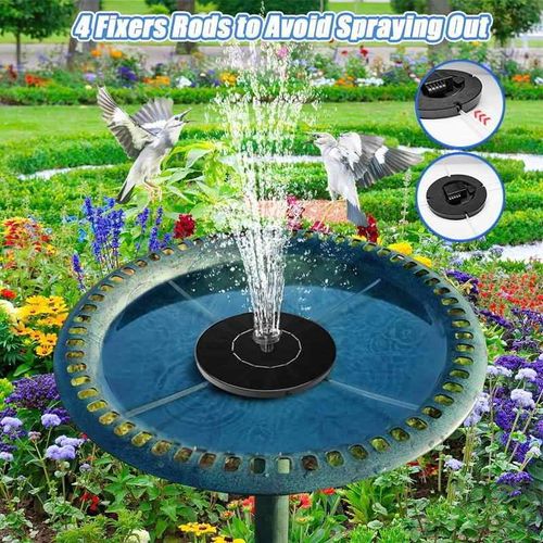Solar Bird Bath Fountain