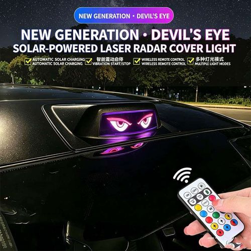 Solar Devil Eye LED Strobe Light