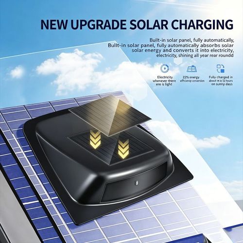 Solar Devil Eye LED Strobe Light
